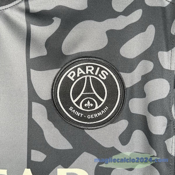 Thailandia Terza Maglia Paris Saint Germain 2023 2024 Nero Poco Prezzo
