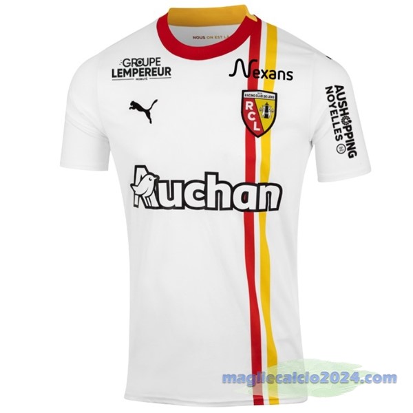 Thailandia Terza Maglia RC Lens 2023 2024 Bianco Poco Prezzo