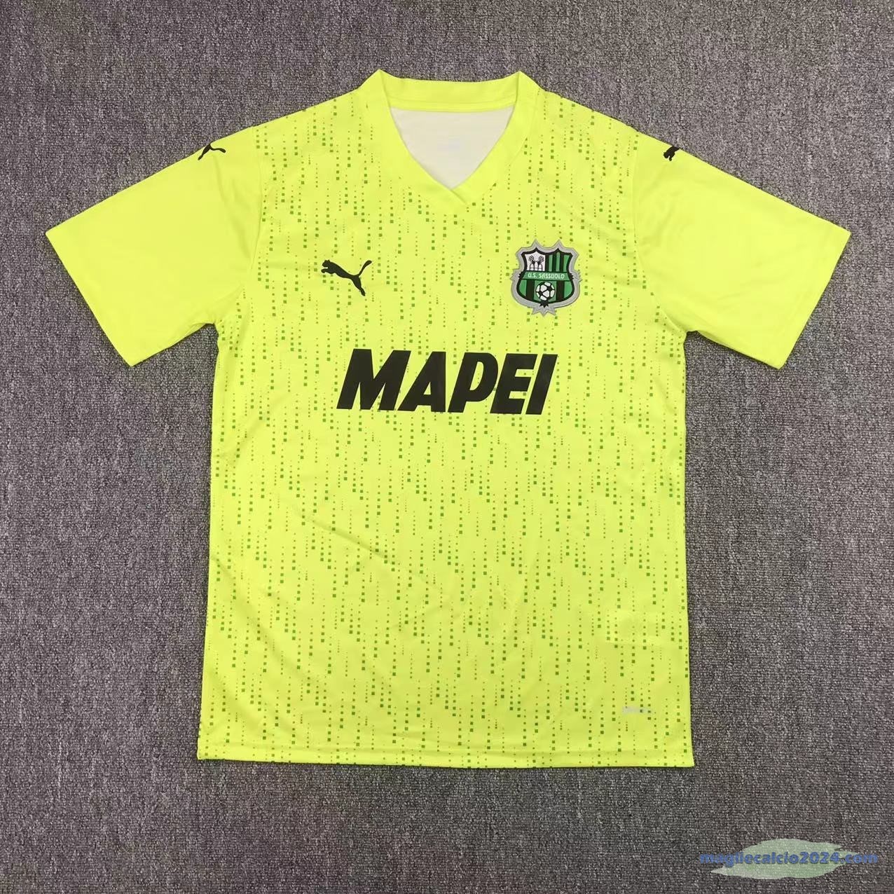 Thailandia Terza Maglia Sassuolo 2023 2024 Giallo Poco Prezzo