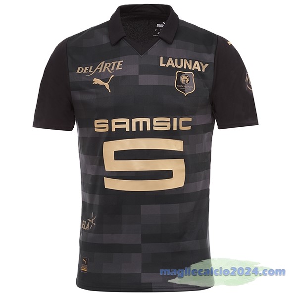 Thailandia Terza Maglia Stade Rennais 2023 2024 Nero Poco Prezzo