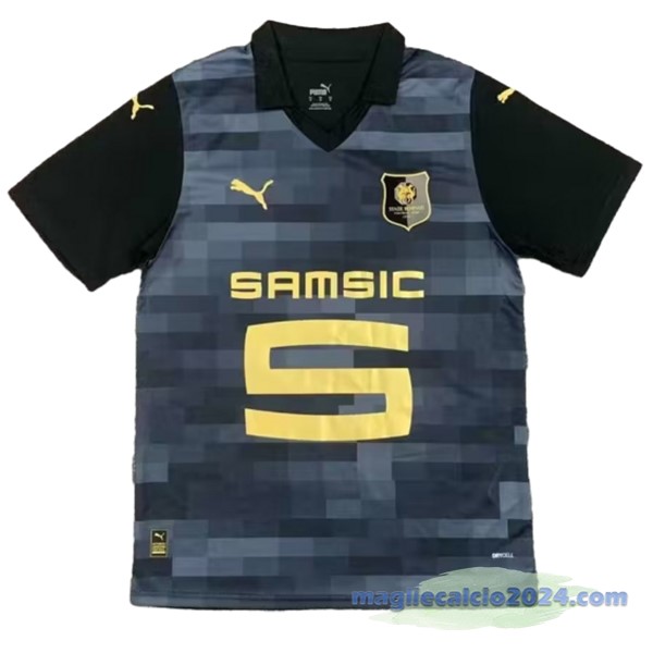 Thailandia Terza Maglia Stade Rennais 2023 2024 Nero Poco Prezzo