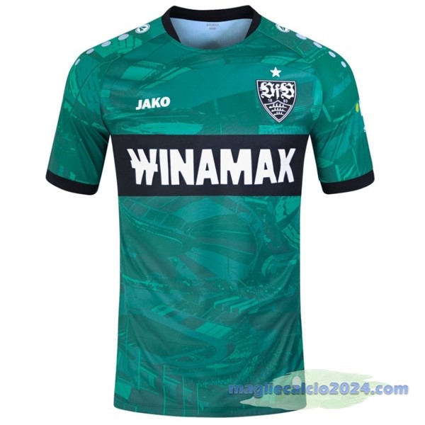 Thailandia Terza Maglia Stuttgart 2023 2024 Verde Poco Prezzo