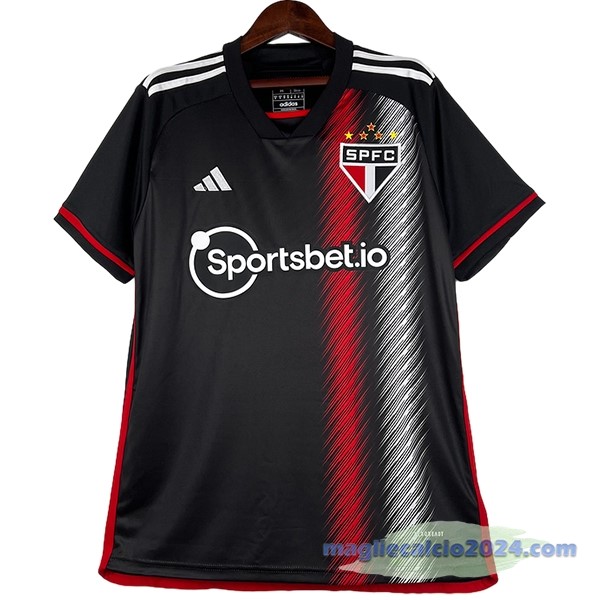Thailandia Terza Maglia São Paulo 2023 2024 Nero Poco Prezzo