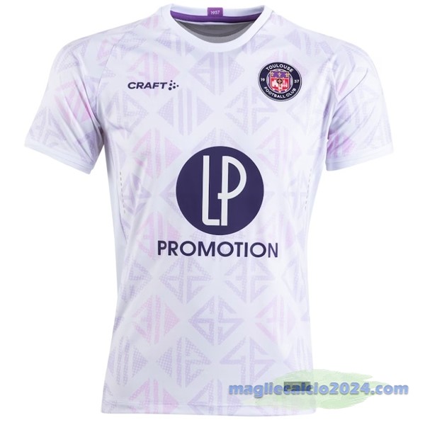 Thailandia Terza Maglia Toulouse 2023 2024 Bianco Poco Prezzo