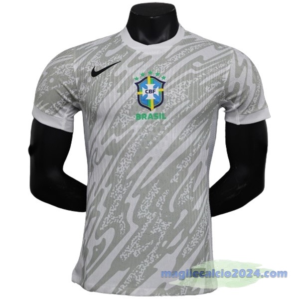 Thailandia concetto Portiere Giocatori Maglia Brasile 2024 Bianco Poco Prezzo