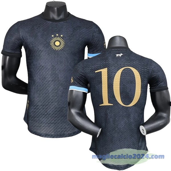 Thailandia speciale Giocatori Maglia Argentina 2024 Nero Poco Prezzo