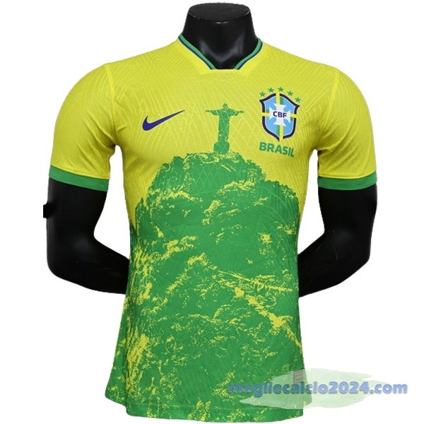 Thailandia speciale Giocatori Maglia Brasile 2023 Giallo Poco Prezzo