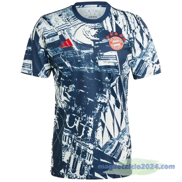 Thailandia speciale Maglia Bayern Múnich 2023 2024 Blu Giallo Poco Prezzo