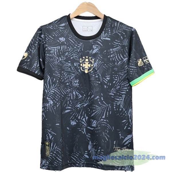 Thailandia speciale Maglia Brasile 2023 Nero Poco Prezzo
