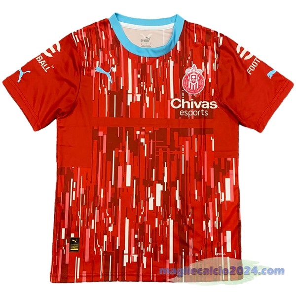 Thailandia speciale Maglia CD Guadalajara 2023 2024 Rosso Blu Poco Prezzo