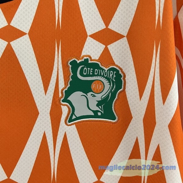 Thailandia speciale Maglia Costa d'Avorio 2023 Arancione Poco Prezzo