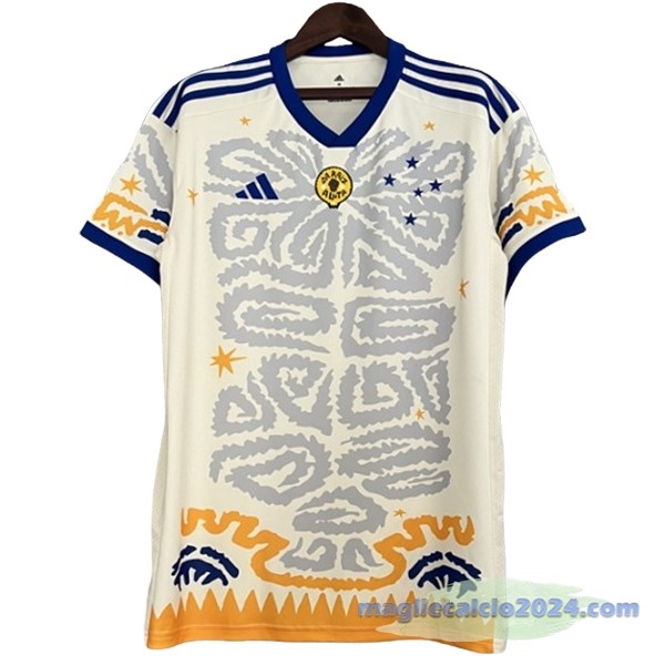 Thailandia speciale Maglia Cruzeiro EC 2023 2024 Giallo Bianco Poco Prezzo