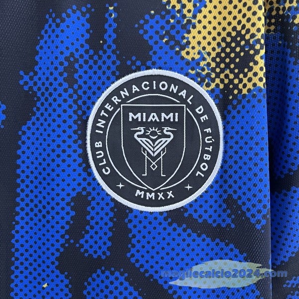 Thailandia speciale Maglia Inter Miami 2023 2024 Blu Giallo Poco Prezzo