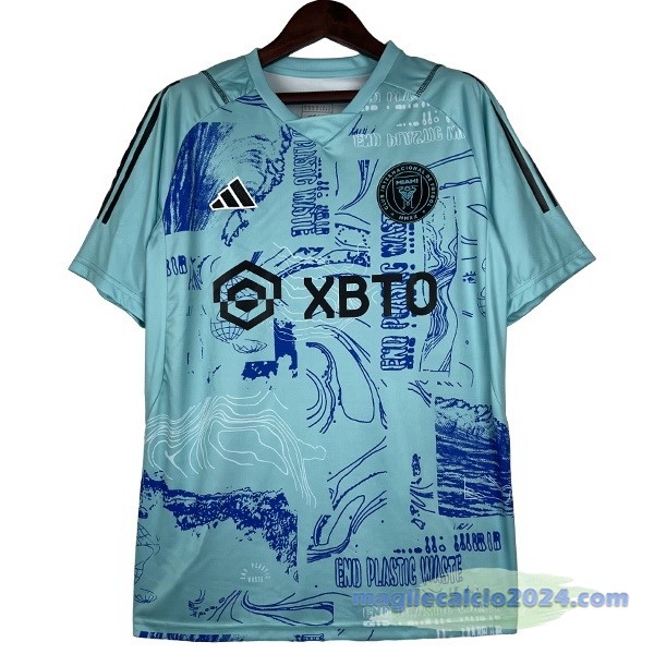 Thailandia speciale Maglia Inter Miami 2023 2024 Blu Verde Poco Prezzo
