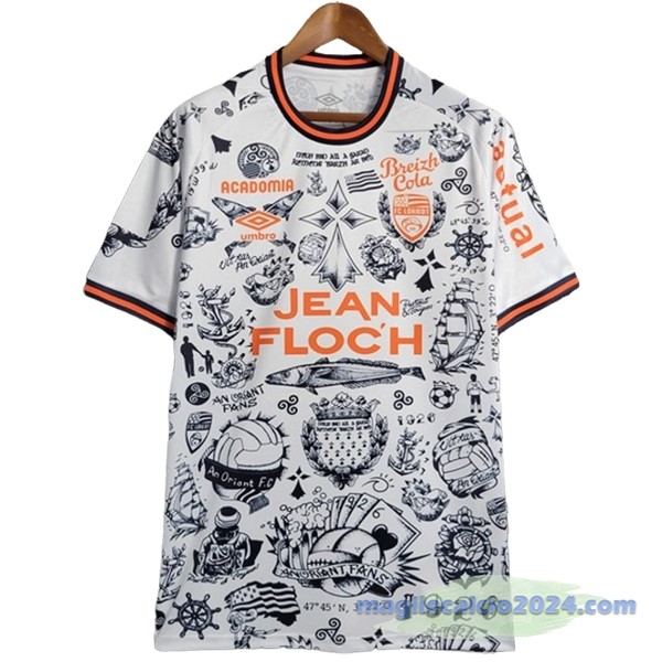 Thailandia speciale Maglia Lorient 2023 2024 Bianco Poco Prezzo