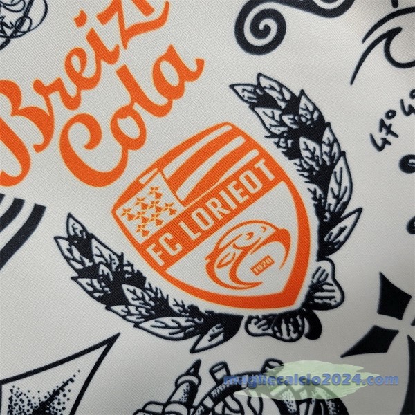 Thailandia speciale Maglia Lorient 2023 2024 Bianco Poco Prezzo