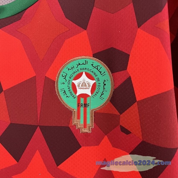 Thailandia speciale Maglia Marocco 2024 Rosso Poco Prezzo