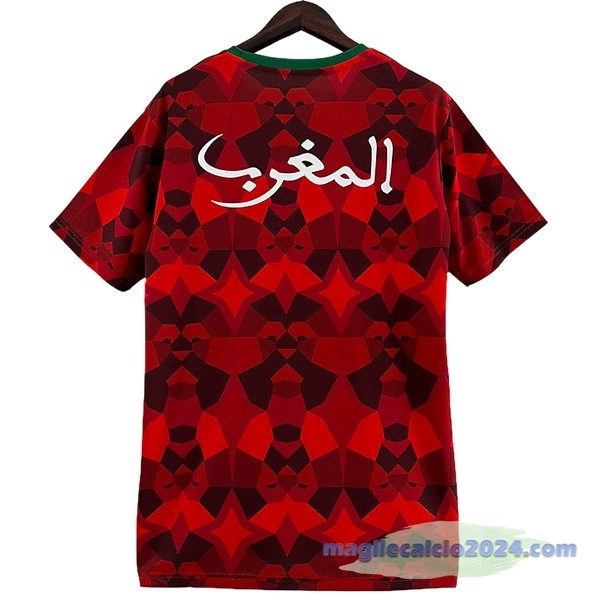 Thailandia speciale Maglia Marocco 2024 Rosso Poco Prezzo