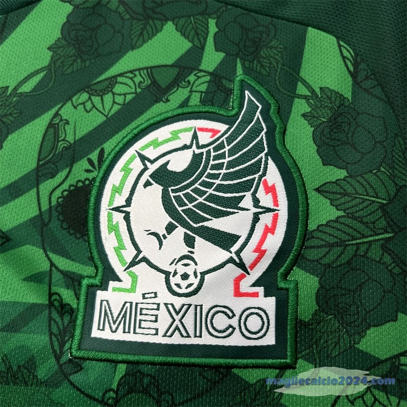 Thailandia speciale Maglia Mexico 2024 Verde Poco Prezzo