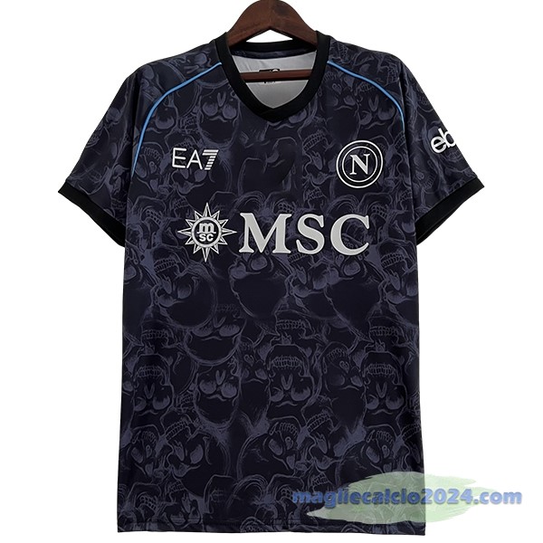 Thailandia speciale Maglia Napoli 2023 2024 Nero Poco Prezzo