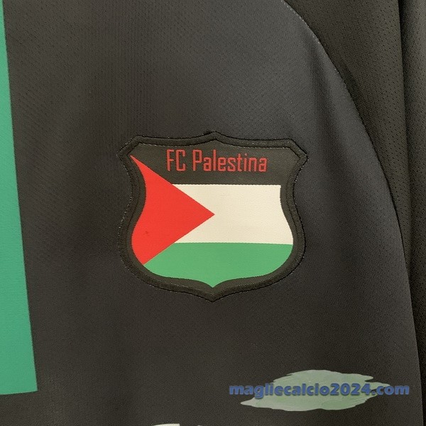 Thailandia speciale Maglia Palestina 2023 Nero Poco Prezzo