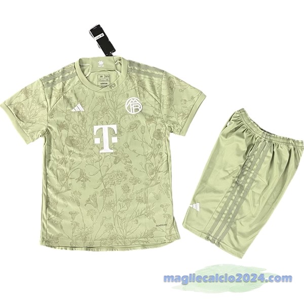 speciale Conjunto De Bambino Bayern Múnich 2023 2024 Verde Poco Prezzo