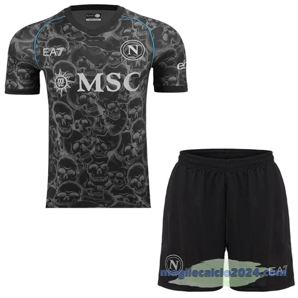 speciale Conjunto De Bambino Napoli 2023 2024 Nero Poco Prezzo