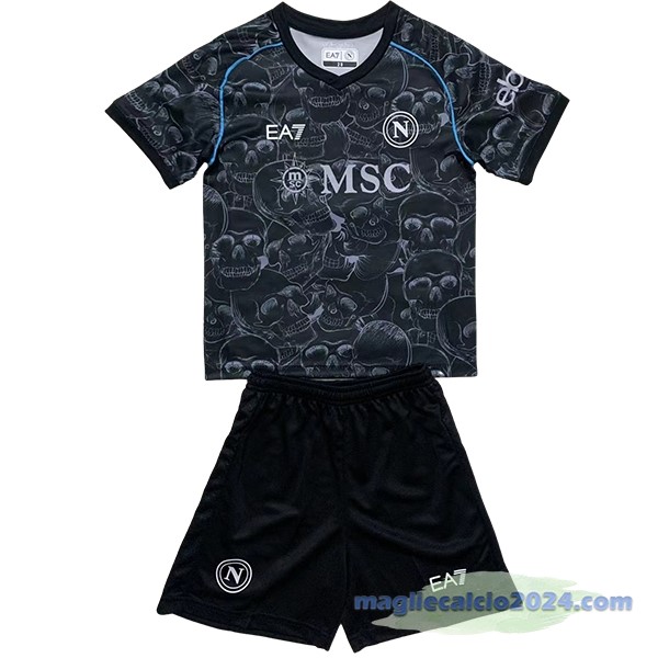 speciale Conjunto De Bambino Napoli 2023 2024 Nero Poco Prezzo