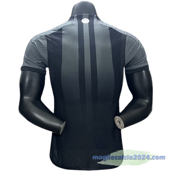 speciale Giocatori Maglia Argentina 2024 Nero Grigio Poco Prezzo