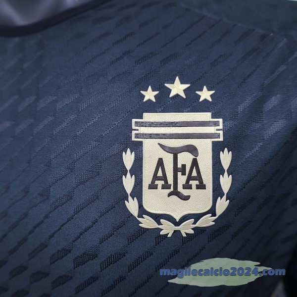 speciale Giocatori Maglia Argentina 2024 Nero Verde Poco Prezzo
