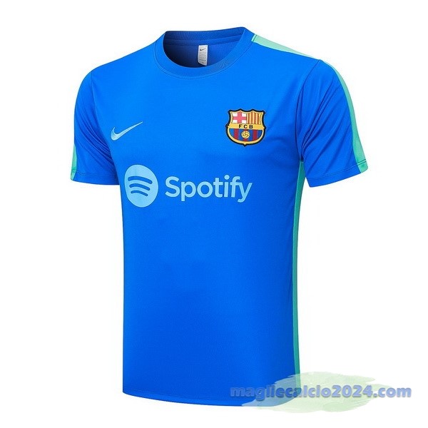 Entrenamiento Barcelona 2023 2024 Blu I Verde Poco Prezzo