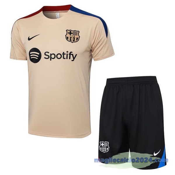 Entrenamiento Set Completo Barcelona 2024 2025 Giallo Rosso Blu Poco Prezzo