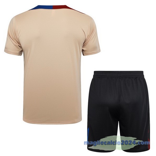 Entrenamiento Set Completo Barcelona 2024 2025 Giallo Rosso Blu Poco Prezzo