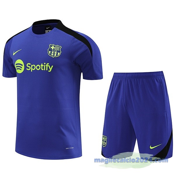 Entrenamiento Set Completo Barcelona 2024 2025 Purpureo Poco Prezzo