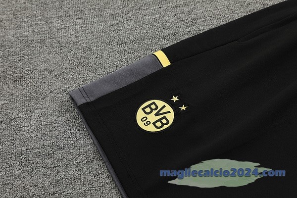 Entrenamiento Set Completo Borussia Dortmund 2024 2025 Grigio Nero Poco Prezzo