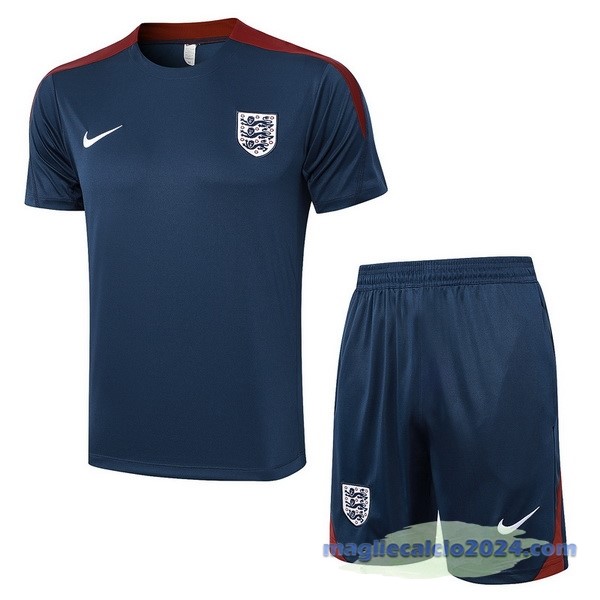 Entrenamiento Set Completo Inghilterra 2024 Blu Navy Poco Prezzo