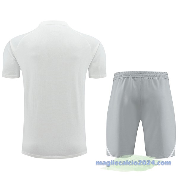 Entrenamiento Set Completo Juventus 2024 2025 Bianco Grigio Poco Prezzo