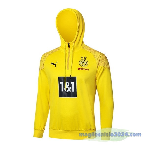 Felpa Cappuccio Borussia Dortmund 2023 2024 Giallo Poco Prezzo
