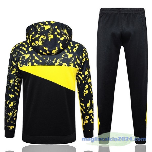 Felpa Cappuccio Borussia Dortmund 2023 2024 Nero I Giallo Poco Prezzo