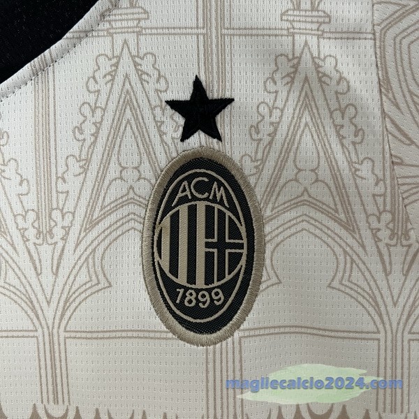 Fourth Conjunto De Bambino AC Milan 2023 2024 Giallo Poco Prezzo
