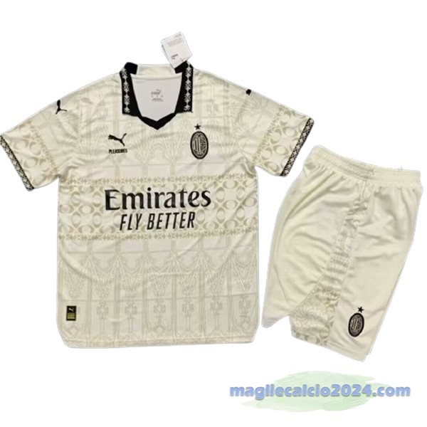 Fourth Conjunto De Uomo AC Milan 2023 2024 Giallo Poco Prezzo