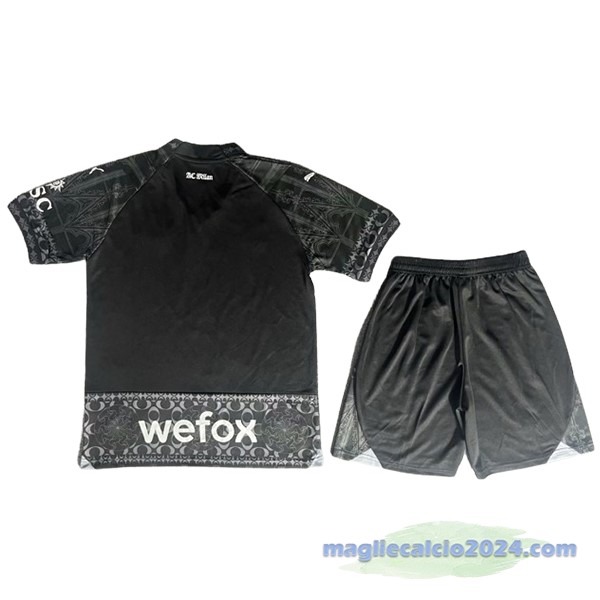 Fourth Conjunto De Uomo AC Milan 2023 2024 Nero Poco Prezzo