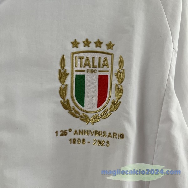 Giacca a vento Italia 2023 Bianco Giallo Poco Prezzo