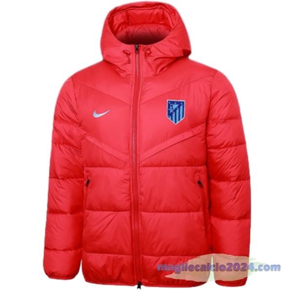 Giacca in Cotone Atlético Madrid 2023 2024 Rosso Poco Prezzo
