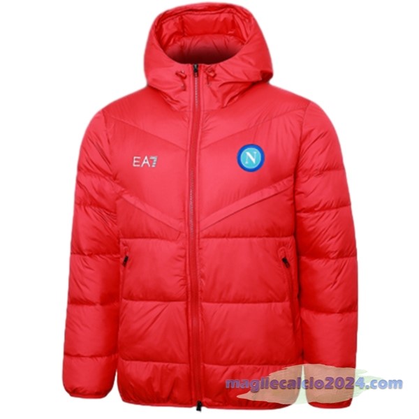Giacca in Cotone Napoli 2023 2024 Rosso Poco Prezzo