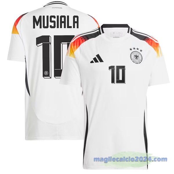 NO.10 Musiala Thailandia Prima Maglia Germania 2024 Bianco Poco Prezzo