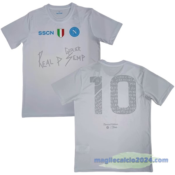 NO.10 Thailandia Speciale Maglia Napoli 2024 Bianco Poco Prezzo