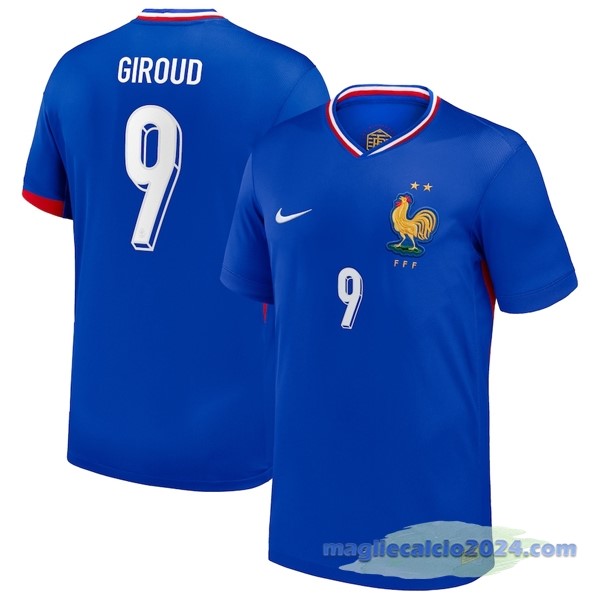 NO.9 Giroud Thailandia Prima Maglia Francia 2024 Blu Poco Prezzo