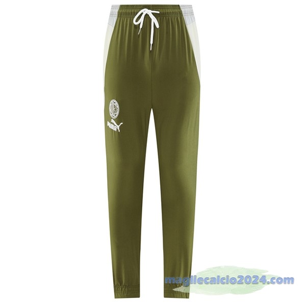 Pantaloni Deportivos AC Milan 2023 2024 Verde Grigio Poco Prezzo
