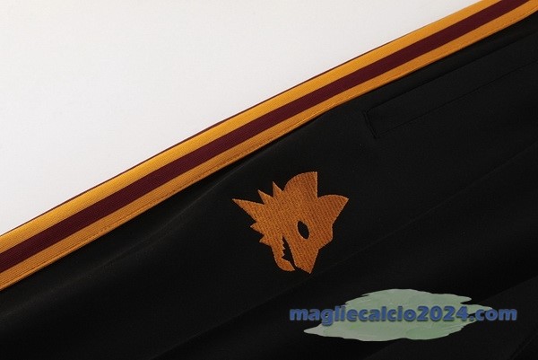 Pantaloni Deportivos AS Roma 2023 2024 Nero Poco Prezzo